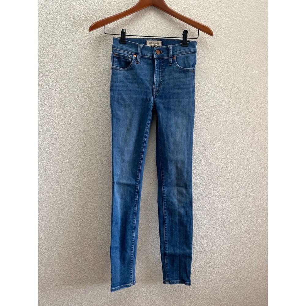 Madewell 9" Mid-Rise Skinny Jeans Medium Wash Size 23 x 27.5